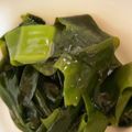ふぁんころ's cooksnap of when they made 柚子胡椒ポン酢で　お刺身わかめ.