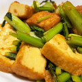 Nya6nya6's cooksnap of when they made 厚揚げと小松菜のしょうが風味炒め.
