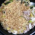 ふーちゃんとエレビー's cooksnap of when they made サッポロ一番 豚キムチみそなべ.