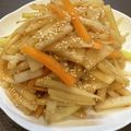 さわちゃん0206's cooksnap of when they made 簡単常備菜♪大根とにんじんの甘辛きんぴら.