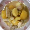 ゆたん01's cooksnap of when they made さつまいもとじゃがいもの豚バラ甘味噌煮.