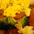 M＆m♪'s cooksnap of when they made ふんわり卵！ブロッコリーとウインナー炒め.