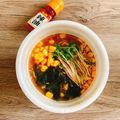 のんべぇヒロ's cooksnap of when they made カップ麺にカイワレ大根.
