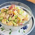 マルんちの丸顔's cooksnap of when they made さつま芋と枝豆のマヨサラダ☆きな粉入り.