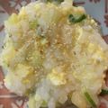 ちはるき27's cooksnap of when they made 鶏ガラと卵のネギ雑炊.