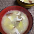 ariyuki97's cooksnap of when they made 白菜と椎茸と豆腐の味噌汁.