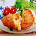 めいち♡'s cooksnap of when they made 半熟目玉焼きinハムカツ◎.