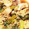 ｷｬｽｰ's cooksnap of when they made 節約！簡単！さんま缶とニラ豆腐の卵とじ.