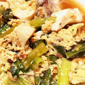 ｷｬｽｰ's cooksnap of when they made 節約！簡単！さんま缶とニラ豆腐の卵とじ.