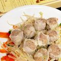 ルぴあ's cooksnap of when they made 崎陽軒のシュウマイ*温サラダ.
