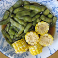 nyannaotan's cooksnap of when they made とうもろこし&枝豆の煮びたし.