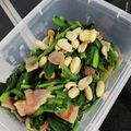 kumako230's cooksnap of when they made ベーコンと小松菜のピーナッツクリーム炒め.