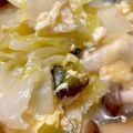 s06007's cooksnap of when they made しめじとキャベツのかき玉汁.