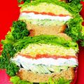 serafin's cooksnap of when they made スモークサーモンとクリームチーズのサンド.