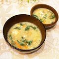 なつき☆ミ's cooksnap of when they made 香り良し♡春菊と卵の中華スープ.