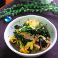 haruku221's cooksnap of when they made ほうれん草とベーコンの玉子炒め♪.
