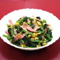 クックDAD's cooksnap of when they made ほうれん草ベーコンガーリックバター 炒め.