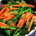 RI〜yo's cooksnap of when they made ほうれん草のごま和え.