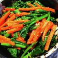 RI〜yo's cooksnap of when they made ほうれん草のごま和え.