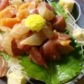 maruru-nn's cooksnap of when they made ばらちらし(お手頃なお刺身切り落としで).