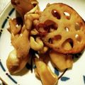 んーまっ's cooksnap of when they made れんこんと舞茸のピリ辛白だし炒め.