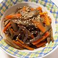 ちゃまたまご's cooksnap of when they made 蒟蒻入り ヘルシーきんぴらごぼう❤️.