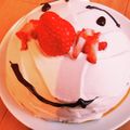 twinsママ＊'s cooksnap of when they made アンパンマン♡誕生日ケーキ.