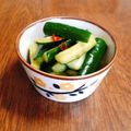 もふもふクロさん's cooksnap of when they made ごま油香る☆胡瓜のピリッと甘辛漬け.