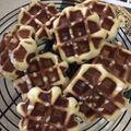madoneko's cooksnap of when they made HBでベルギーワッフル★超絶美味.