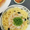 わにまみ's cooksnap of when they made 梅味でさっぱり♪納豆おろしパスタ.