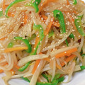 ☆３匹の子ぶた☆'s cooksnap of when they made 大根と人参玉ねぎピーマンの青椒肉絲風炒め.
