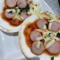 わたるんママ's cooksnap of when they made ちょっぴりリッチな！？餃子の皮ピザ.