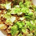 ねこのガストン's cooksnap of when they made レタスチャーハン.