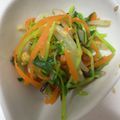 まん！'s cooksnap of when they made 豆苗と人参ともやしの塩昆布ナムル.