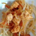 xyzクック's cooksnap of when they made 鶏ミンチともやしで味噌炒め.