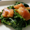maruru-nn's cooksnap of when they made ほうれん草とトマトのさっぱりにんにく炒め.