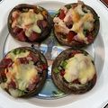 ヌーシ's cooksnap of when they made しいたけ農家のしいたけピザ.