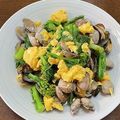 ヌーシ's cooksnap of when they made 菜の花とアサリのさっと和え.