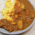 toumi's cooksnap of when they made 休日のひとりランチ♪オムカレー.