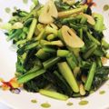 クックE662AA☆'s cooksnap of when they made 簡単すぎ♡小松菜や青梗菜ニンニク炒め♡.