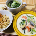 ひつこん's cooksnap of when they made 白菜と鮭のクリーム煮.