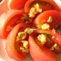 miino's cooksnap of when they made トマトと胡桃のサラダ.