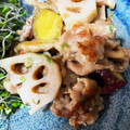 クックDGCFO3☆'s cooksnap of when they made さつま芋と蓮根と豚肉の味噌マヨ炒め✿.