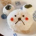 レインボーライス's cooksnap of when they made キャラ弁♡かわいい♡くまさんおにぎり.