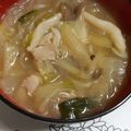 か～ぽ☆'s cooksnap of when they made 白菜とキノコのあったかスープ☆.