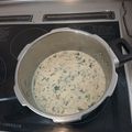 yukiko116's cooksnap of when they made しめじとほうれん草ベーコンのミルクスープ.