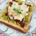 在宅勤務のおじさん's cooksnap of when they made ✿ホットドッグなトースト✿.