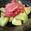ゴウサン's cooksnap of when they made アボガドとマグロのわさび醤油和え.