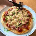 zipnzippy's cooksnap of when they made 発酵なしで出来る!自家製ピザ生地.