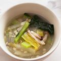 ちゃまたまご's cooksnap of when they made もち麦コンソメスープ.